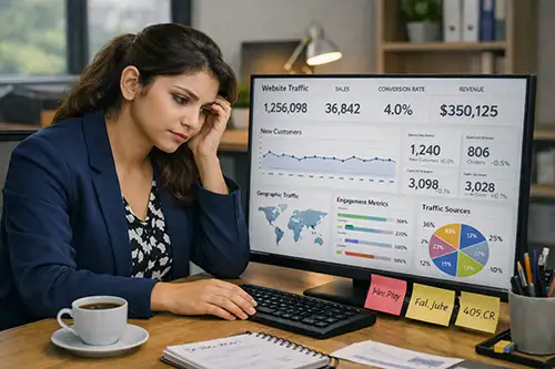 Digital-Branding-Solutions-Services-web-UX-SEO-SMM-SEA-SMA-Stressed-Girl